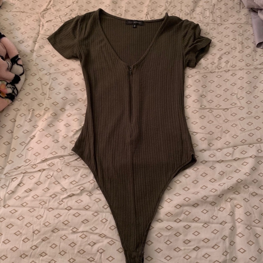 Green bodysuit from pacsun